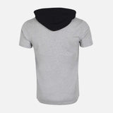 MEN T-SHIRT HOODED REGULAR FIT