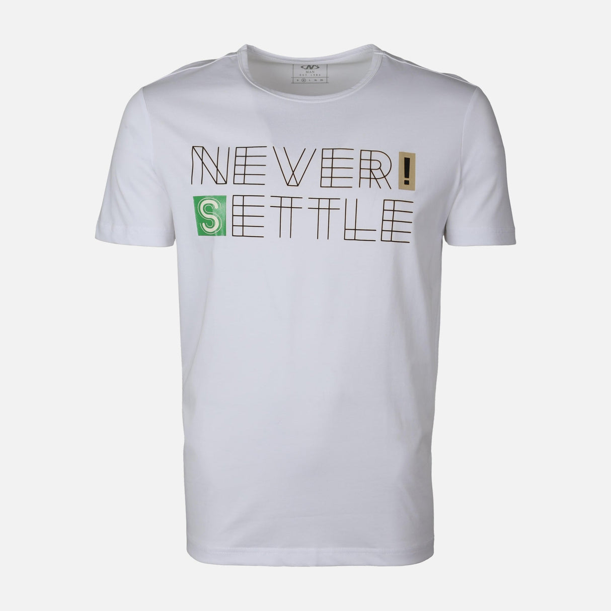 MEN T-SHIRT ROUND NECK REGULAR FIT