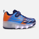 BOYS WHEELS VELCRO LIGHTING SHOES