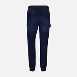 MEN DENIM CARGO JOGGER JEANS