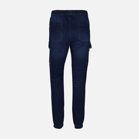 MEN DENIM CARGO JOGGER JEANS