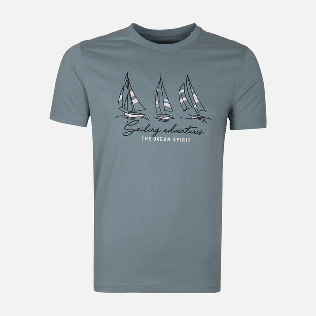 MEN T-SHIRT ROUND NECK