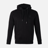 MEN SOLID FLEECE PULLOVER WITH HOOD