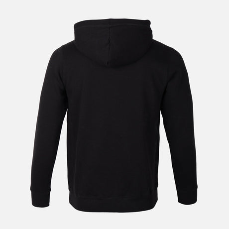MEN SOLID FLEECE PULLOVER WITH HOOD