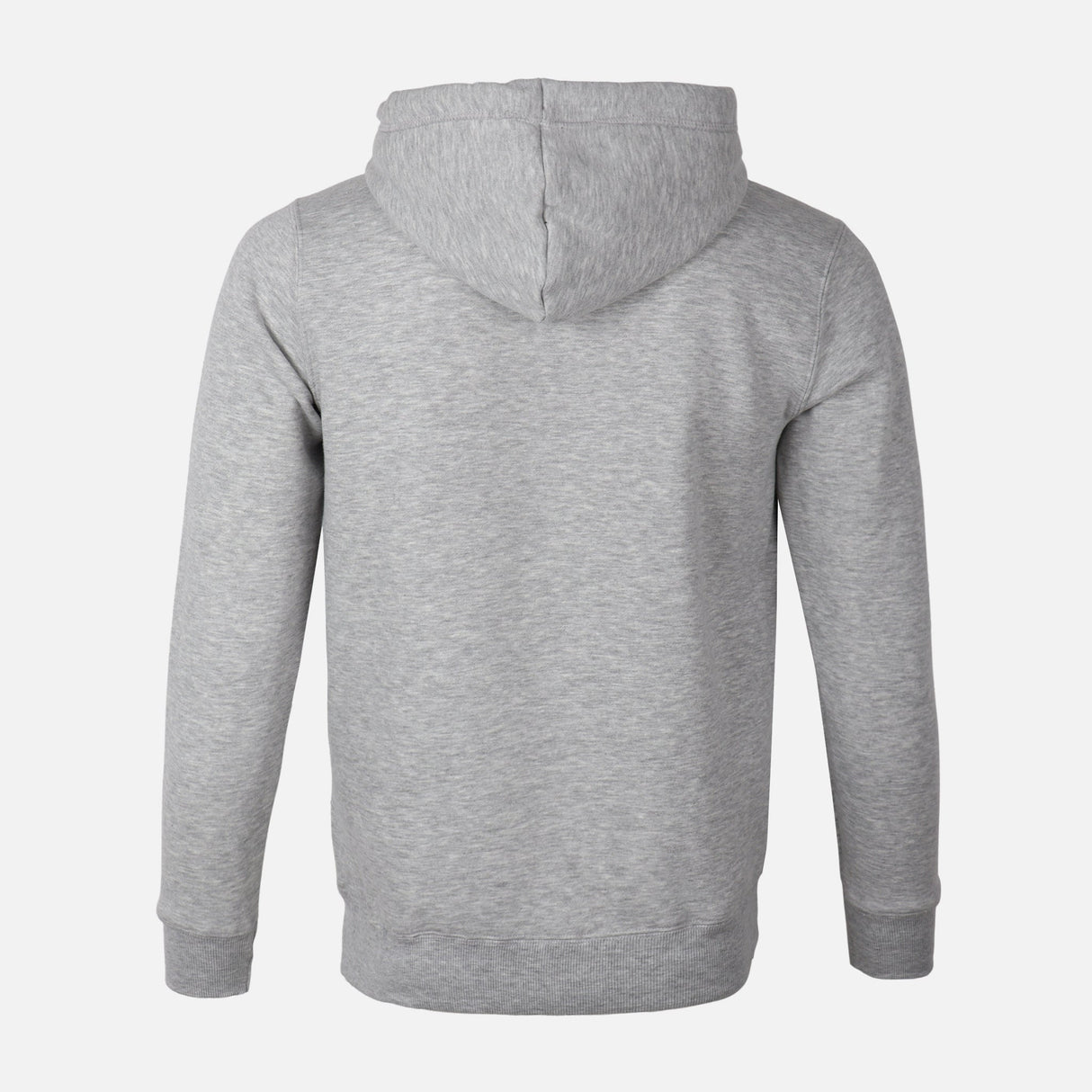 MEN SOLID FLEECE PULLOVER WITH HOOD
