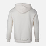 MEN SOLID FLEECE PULLOVER WITH HOOD