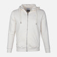 MEN SOLID FLEECE CARDIGAN WITH HOOD