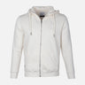MEN SOLID FLEECE CARDIGAN WITH HOOD