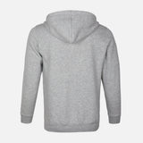MEN SOLID FLEECE CARDIGAN WITH HOOD