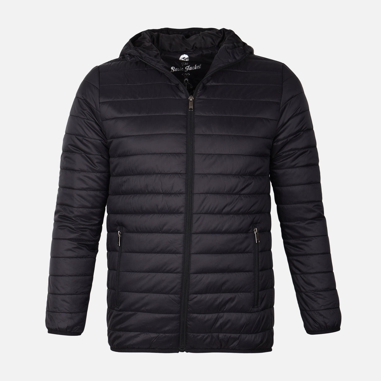 MEN BASIC PADDED JACKET WITH HOOD