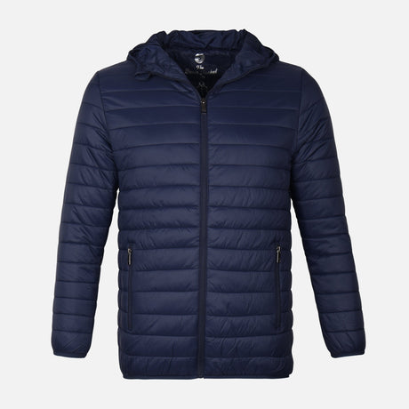 MEN BASIC PADDED JACKET WITH HOOD