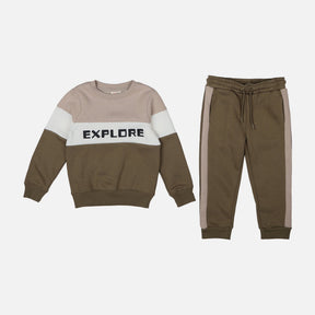 BOYS 2 PIECES SET ( SWEATSHIRT & PANTS )
