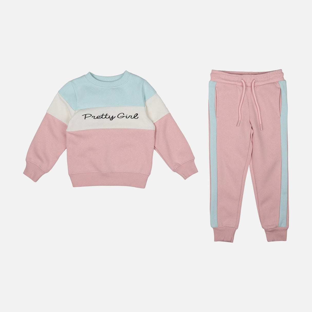 GIRLS 2 PIECES SET ( SWEATSHIRT & PANTS )
