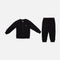BOYS 2 PIECES SET SWEATSHIRT CREW NECK- ZIPPER & PANT SOLID  