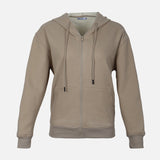 WOMEN FULL-ZIP BONDED HOODIE