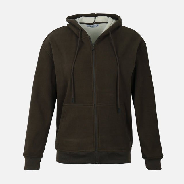WOMEN FULL-ZIP BONDED HOODIE