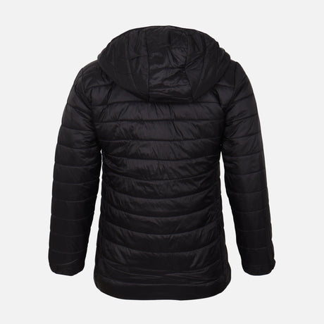 WOMEN BASIC PADDED JACKET WITH HOOD