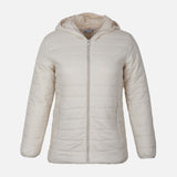 WOMEN BASIC PADDED JACKET WITH HOOD