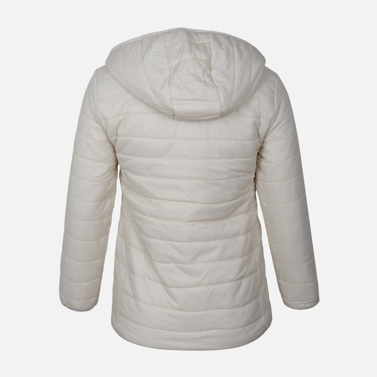 WOMEN BASIC PADDED JACKET WITH HOOD