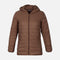 WOMEN BASIC PADDED JACKET WITH HOOD