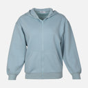 WOMEN BASIC SCUBA FULLZIPPER HOODIE