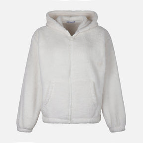 WOMEN SHERPA FULL-ZIP HOODIE