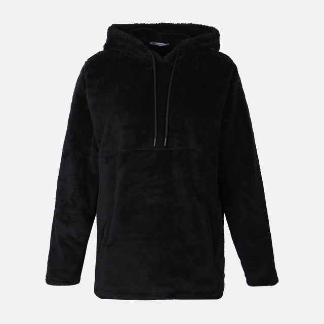 WOMEN SHERPA LONG HOODIE