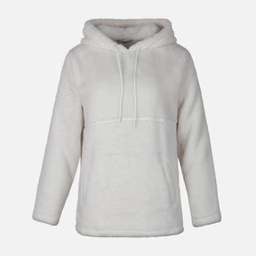 WOMEN SHERPA LONG HOODIE