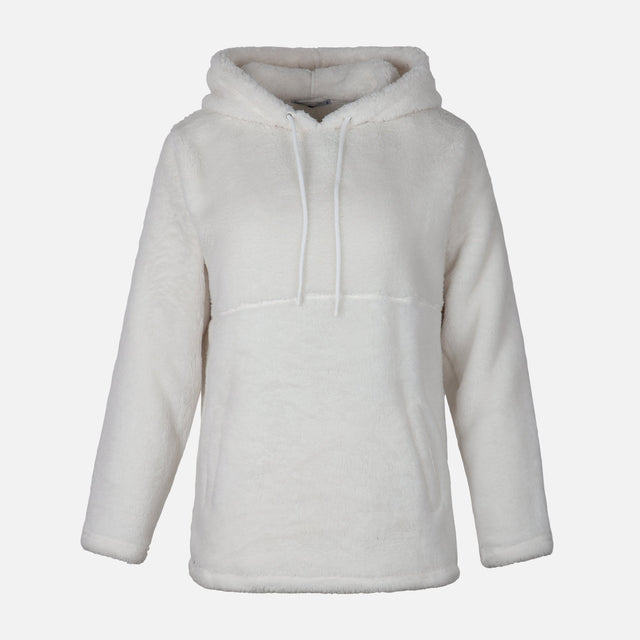WOMEN SHERPA LONG HOODIE