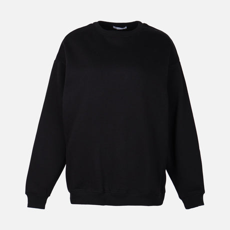 WOMEN FLEECE OVERSIZED LONG SWEATSHIRT