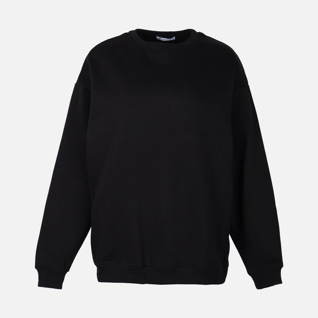 WOMEN FLEECE OVERSIZED LONG SWEATSHIRT