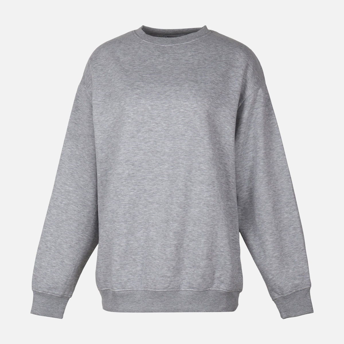 WOMEN FLEECE OVERSIZED LONG SWEATSHIRT