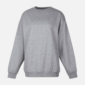 WOMEN FLEECE OVERSIZED LONG SWEATSHIRT
