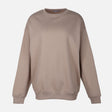 WOMEN FLEECE OVERSIZED LONG SWEATSHIRT