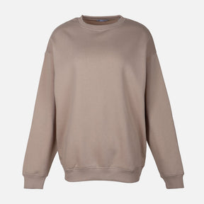 WOMEN FLEECE OVERSIZED LONG SWEATSHIRT