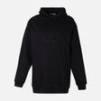 WOMEN FLEECE OVERSIZED LONG HOODIE