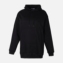 WOMEN FLEECE OVERSIZED LONG HOODIE