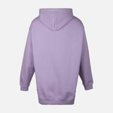 WOMEN FLEECE OVERSIZED LONG HOODIE