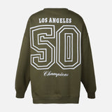 WOMEN FLEECE OVERSIZED SWEATSHIRT