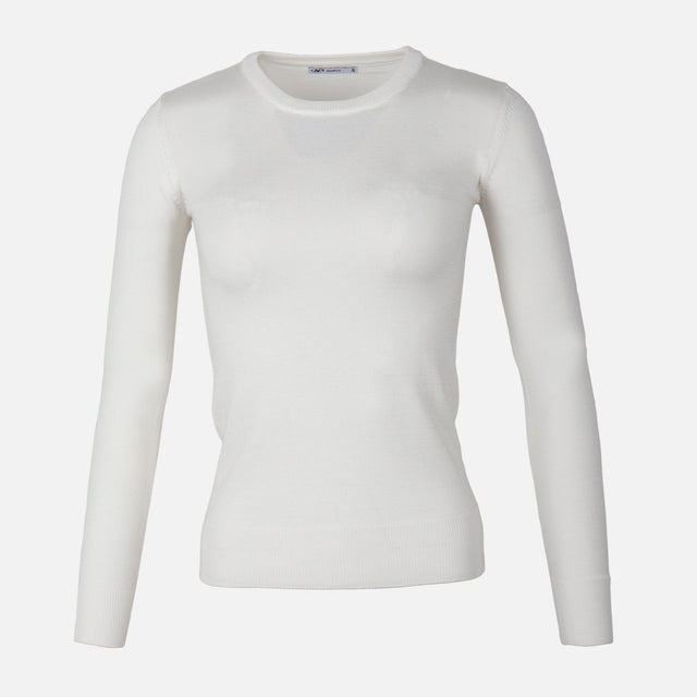 WOMEN BASIC SWEATER CREWNECK
