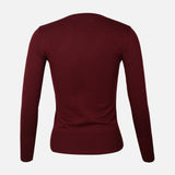 WOMEN BASIC SWEATER V-NECK