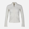 WOMEN FULL-ZIP RIBBED CARDIGAN