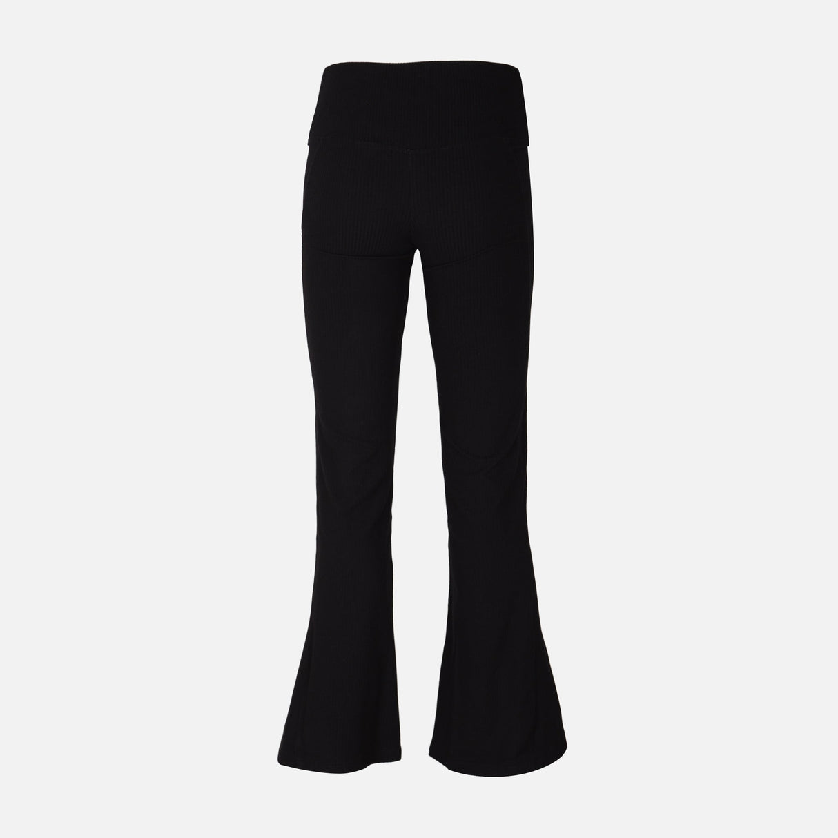 WOMEN RIB FLARE PANTS