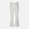 WOMEN RIB FLARE PANTS