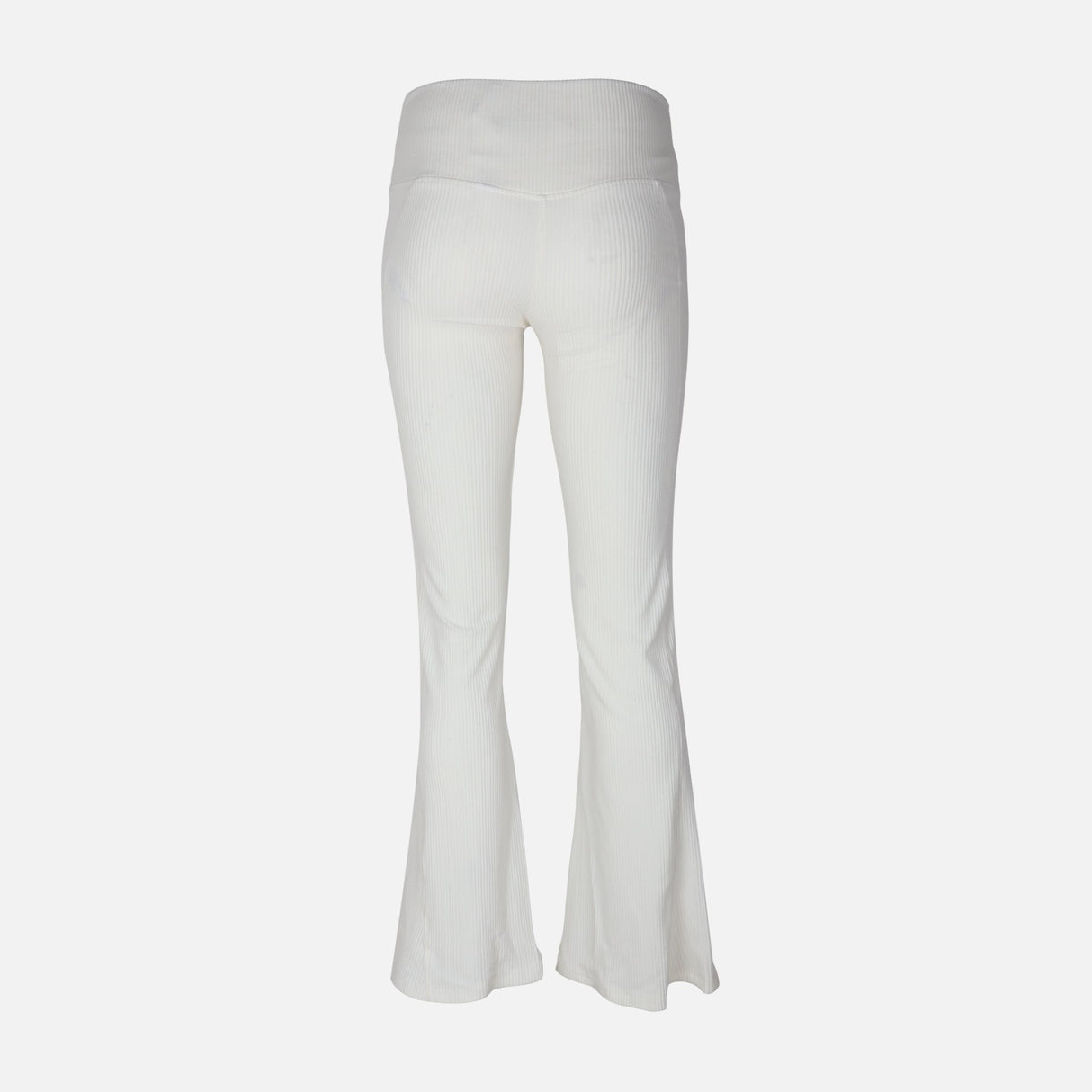 WOMEN RIB FLARE PANTS