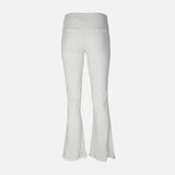 WOMEN RIB FLARE PANTS
