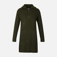 WOMEN HIGH NECK KNITTED DRESS