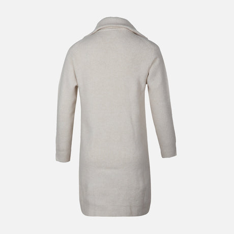 WOMEN HIGH NECK KNITTED DRESS