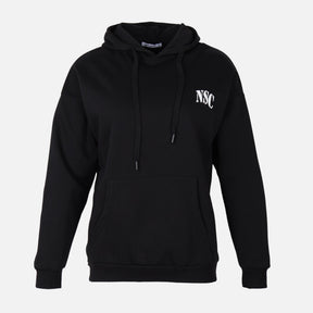 WOMEN BASIC OVERSIZE FLEECE HOODIE