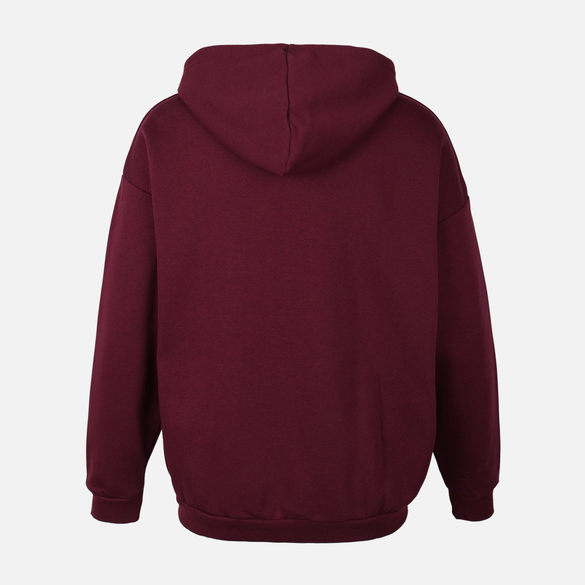 WOMEN BASIC OVERSIZE FLEECE HOODIE